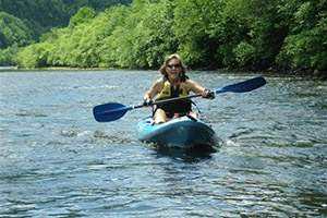 kayaking in the poconos